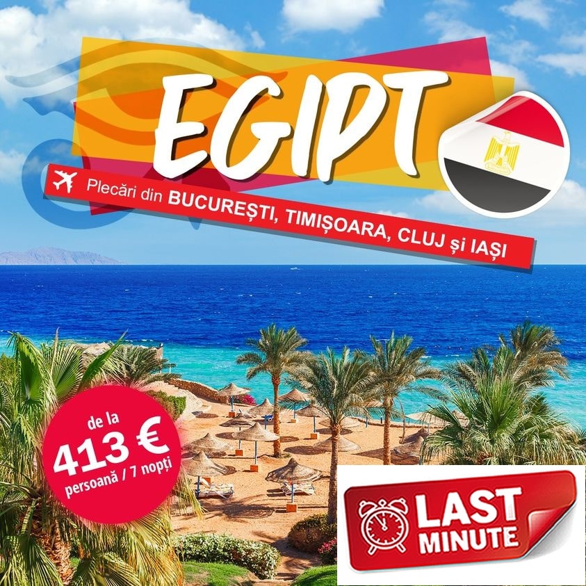 Oferte last minute 2024 - Egipt - Hurghada - hoteluri - charter avion - promotii - rezervari online