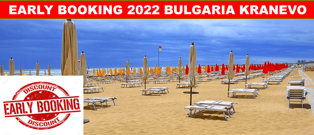 Oferte early booking vara 2022 statiunea Kranevo Bulgaria - reducere 40% - rezervari online - tarife - hoteluri