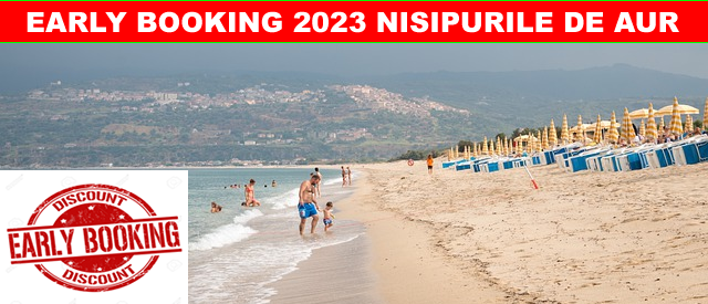 Oferte early booking vara 2023 statiunea Nisipurile de Aur Bulgaria - reducere de pana la 40% - tarife - rezervari online