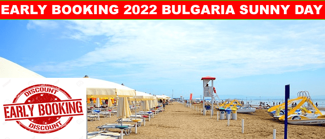 Oferte early booking  vara 2022 statiunea Sunny Day Bulgaria - reducere 40% - tarife - rezervari online - reduceri
